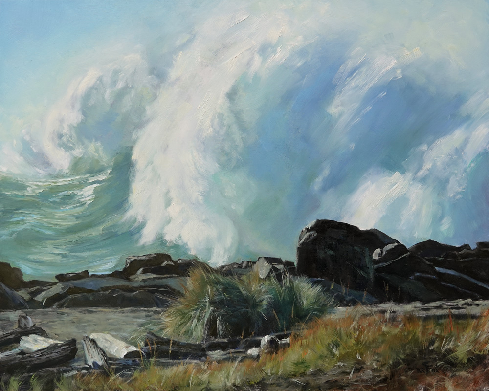 King Tide Cascade (Ocean Shores Jetty