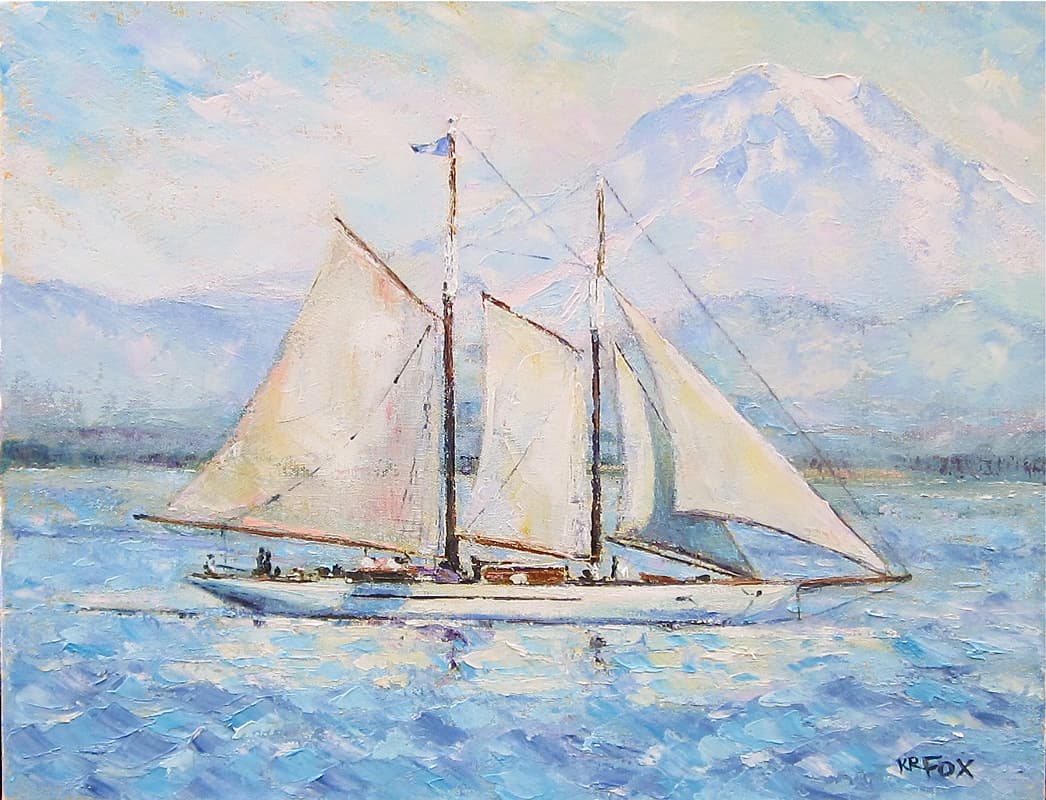 Mount Rainier to Port